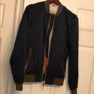 Zara Man Denim Couture Bomber jacket